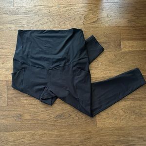 Zella Mamasana Maternity Live-In Leggings 7/8 Black Women’s XL